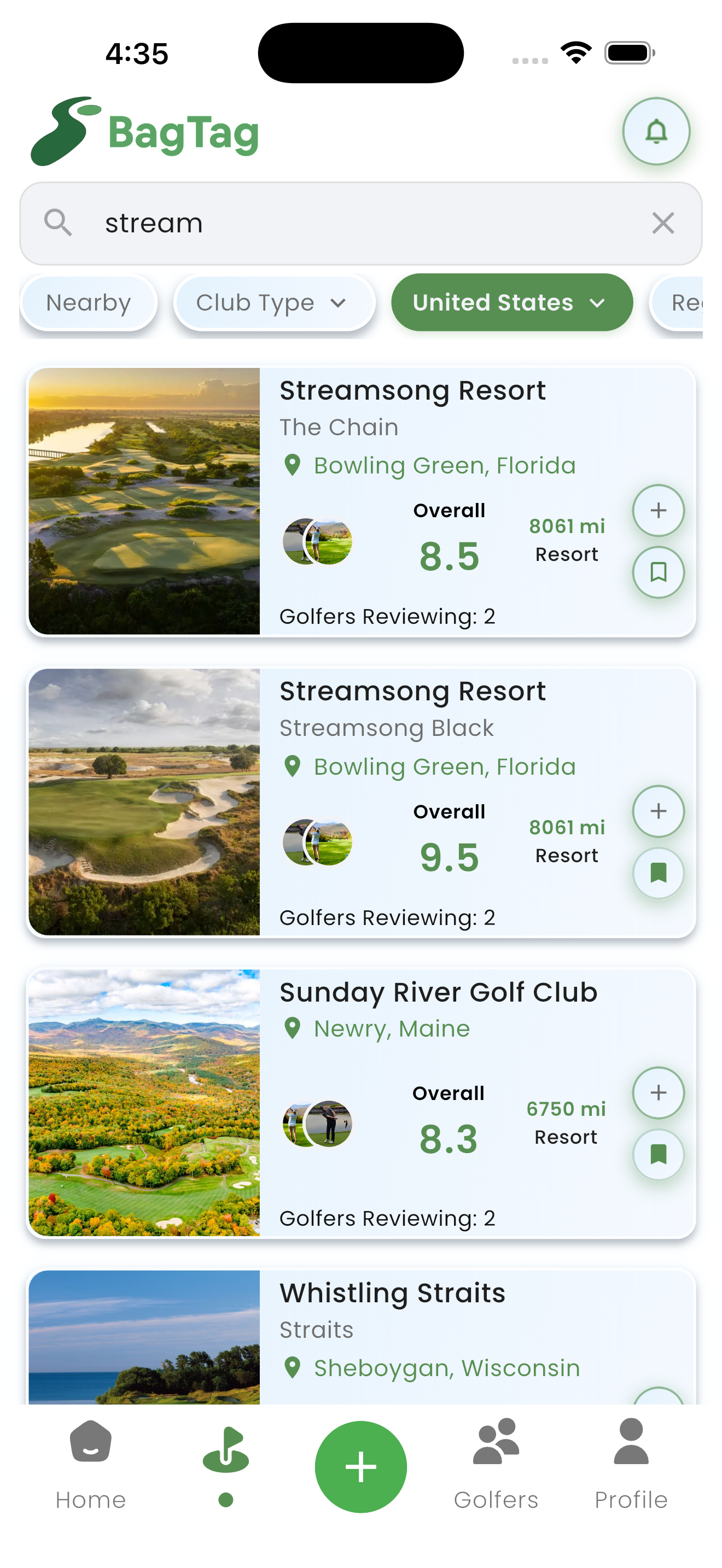 BagTag Course Discovery