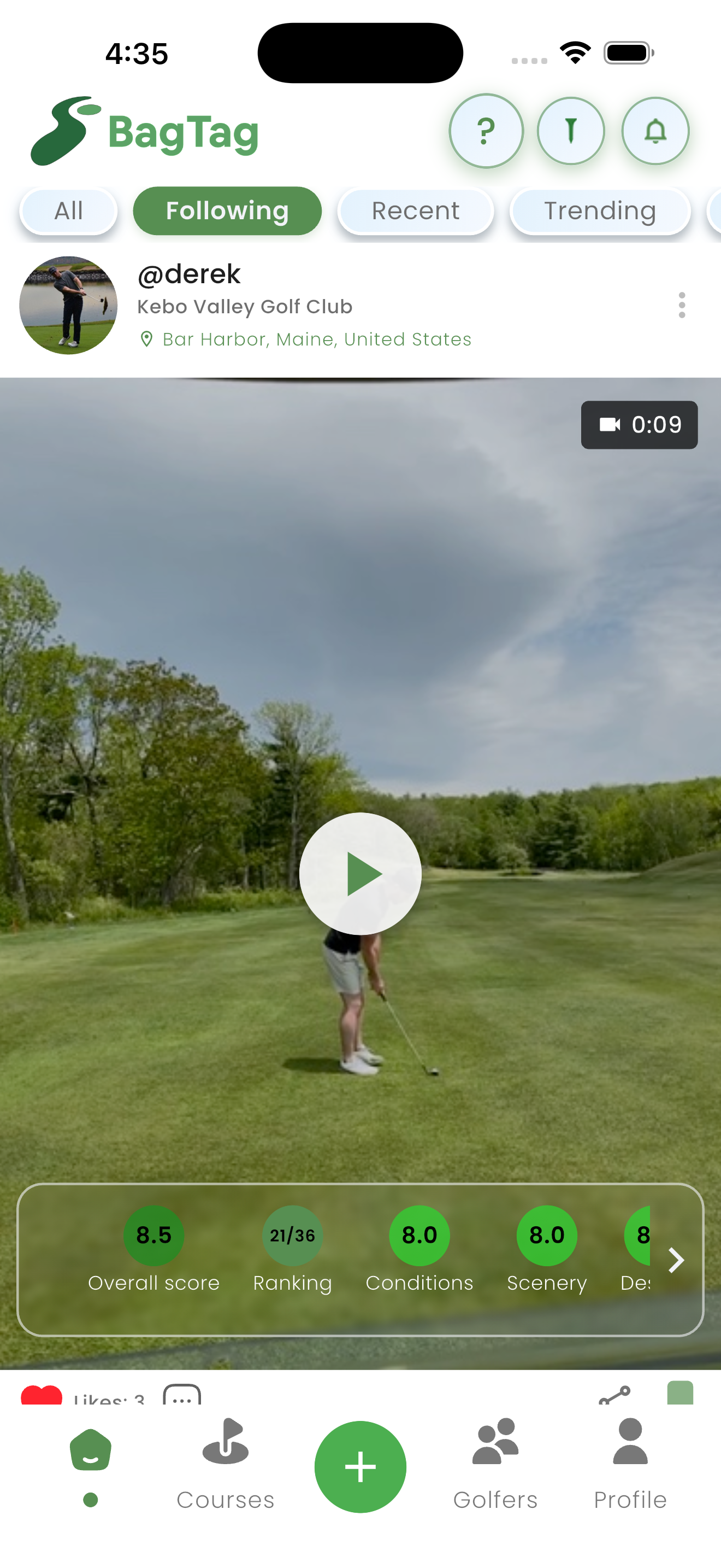 BagTag Feed Screenshot