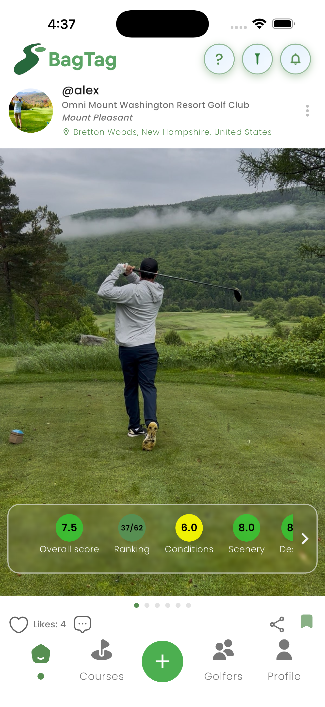 BagTag App Screenshot